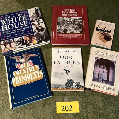 Books on US History.