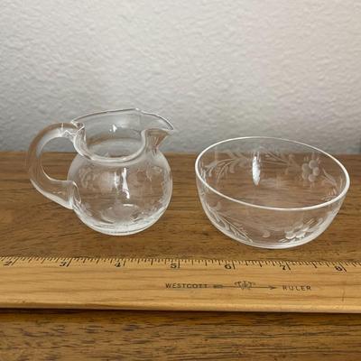 CREAM/SUGAR DISH PAIR