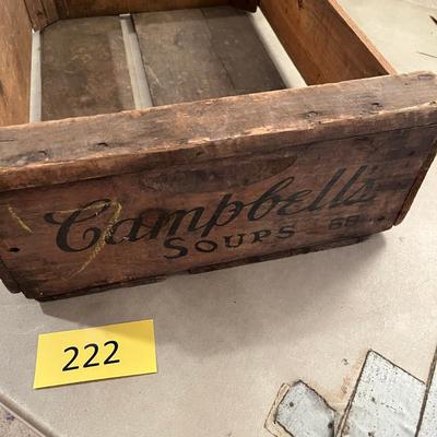 Campbell's Soup Wood Crate