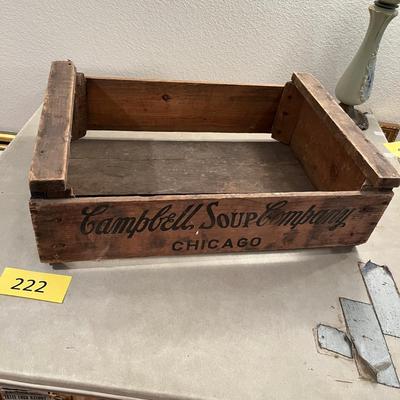Campbell's Soup Wood Crate