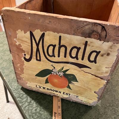 Sunkist Mahala Orange Crate