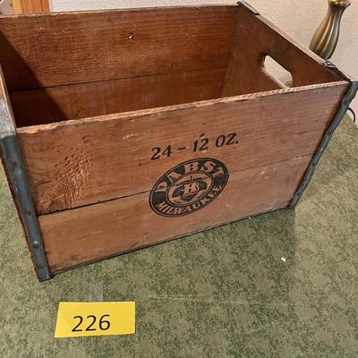 Pabst Blue Ribbon Beer Crate