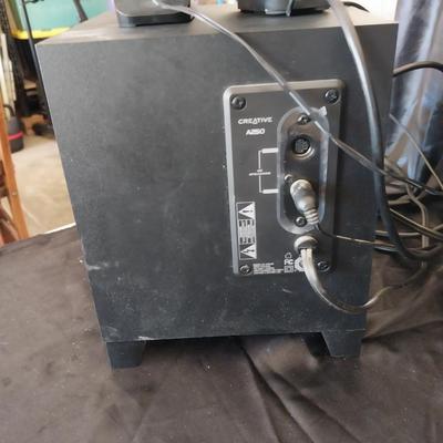 CREATIVE SPEAKERS AND LG 19" MONITOR