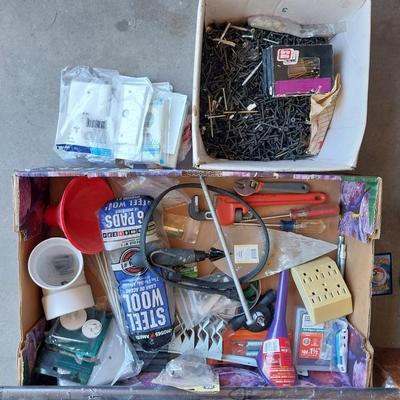 BIG VARIETY OF HARDWARE AND HAND TOOLS