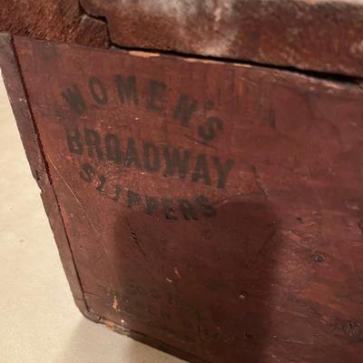 Old hinged lid box