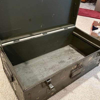 Vintage Military Foot locker