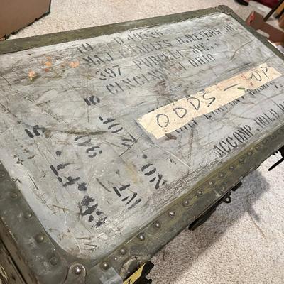 Vintage Military Foot locker