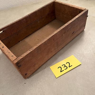 Old wood crate