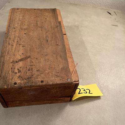 Old wood crate