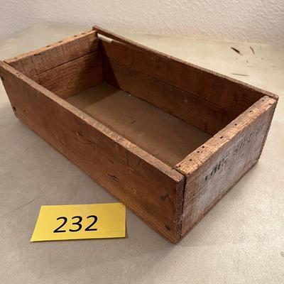 Old wood crate