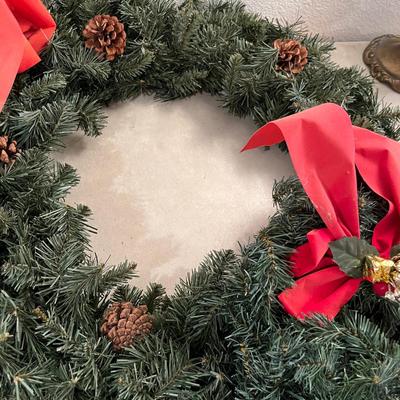 2 Christmas wreathes
