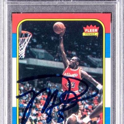 1986/87 fleer #57 michael jordan