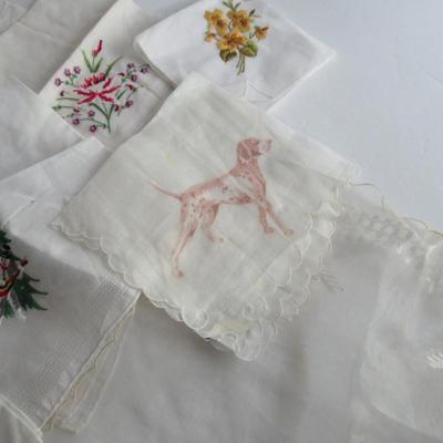 Lot of Vintage Ladies Hankies
