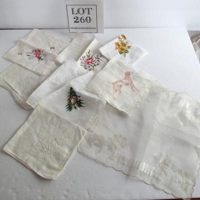 Lot of Vintage Ladies Hankies