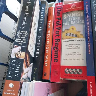 BOXES OF BOOKS-BOOKS-BOOKS