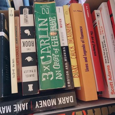 BOXES OF BOOKS-BOOKS-BOOKS