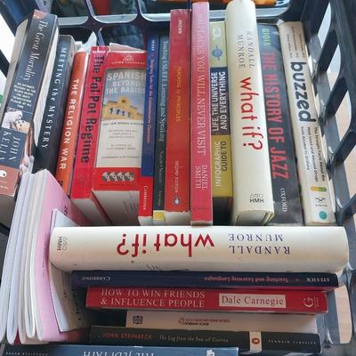 BOXES OF BOOKS-BOOKS-BOOKS