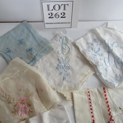 Vintage Ladies Hankies, More Colorful Ones