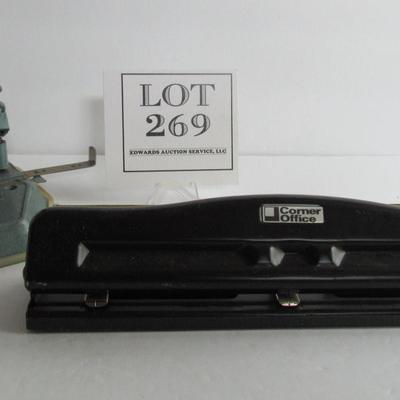 Vintage Two Hole and Three Hole Paper Punches