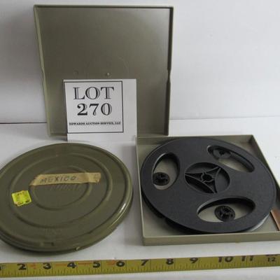 Vintage Mexico Film in Case and Extra Reel