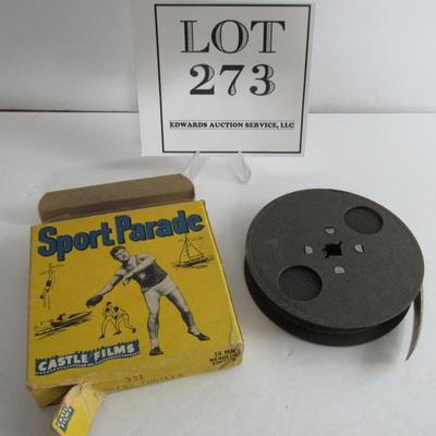 Vintage 16mm Sports Parade Fishing Thrills Headline Edition
