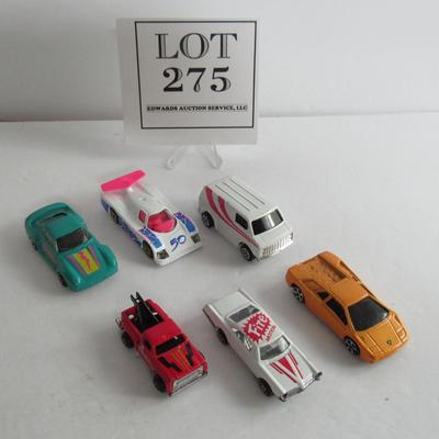 Lot of 6 Small Die Cast Cars