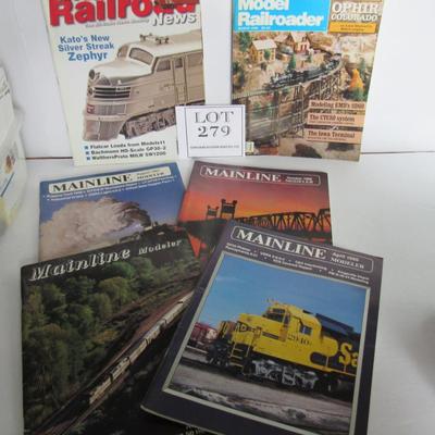 Moder Railroader and Mainline Magazines