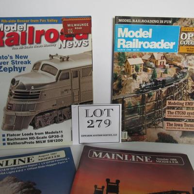 Moder Railroader and Mainline Magazines