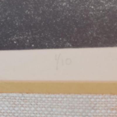 Signed Effenberger, and #1/10 Etching 'Voyage"