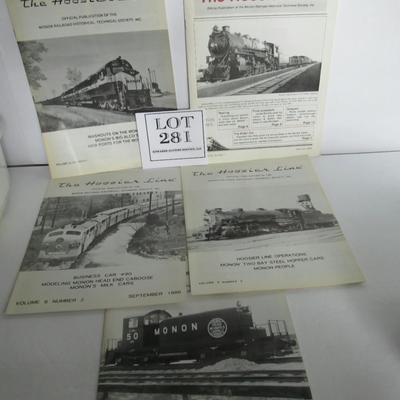 Lot of Hoosier Line Magazines