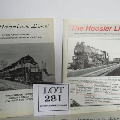 Lot of Hoosier Line Magazines