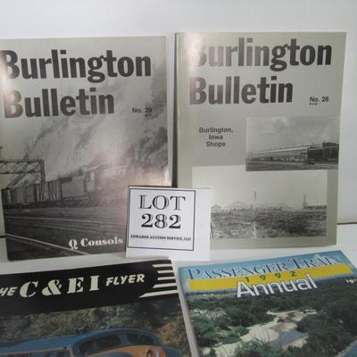Burlington Bulletin, C &EI Flyer and Passenger Train 1992 Annual