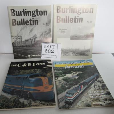 Burlington Bulletin, C &EI Flyer and Passenger Train 1992 Annual