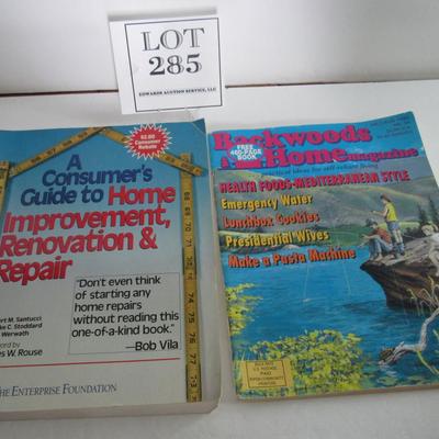 Home Improvement Renovation & Repair Book and Backwoods Home Magazine 1995