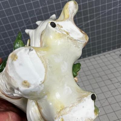 Antique Art Nouveau Sculpture of Shells and a Baby