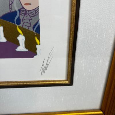 Hand Signed Seri Graph Titled "Harlequin" by Erte, Romain De Tirtoff (Russian 1892 -1990) 