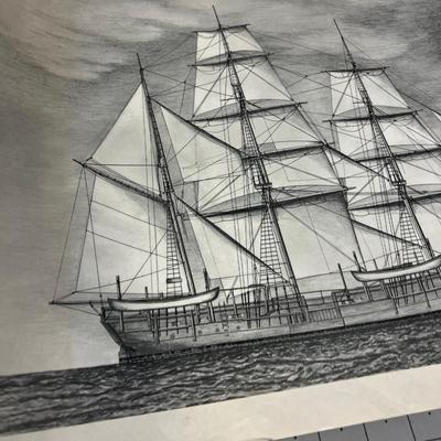 2 PRINTS of Ships