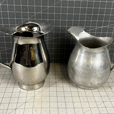 Aluminum Pitchers and Stainless Steel 