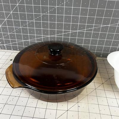 Glass Bake and Fire King; Baking Dishes 