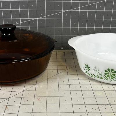 Glass Bake and Fire King; Baking Dishes 