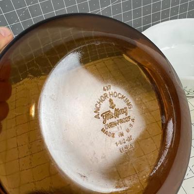 Glass Bake and Fire King; Baking Dishes 