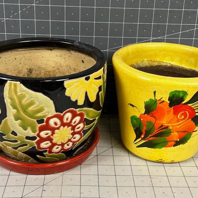 Flower Pots (2) 
