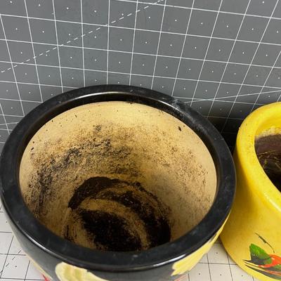 Flower Pots (2) 