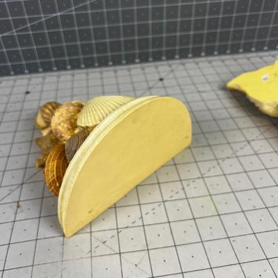 Set of Resin  Sea Shell Sconce