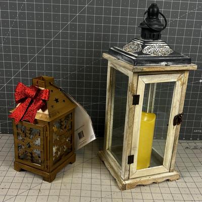  2 Battery Candle Lanterns