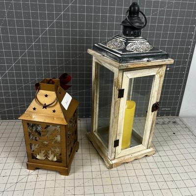  2 Battery Candle Lanterns