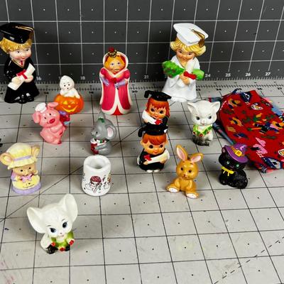 Random Plastic Animals from the 80's Halloween, Graduation ETC.