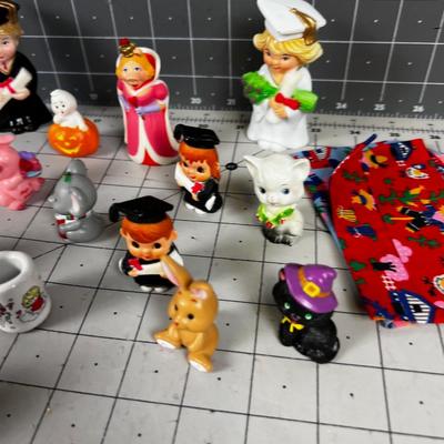 Random Plastic Animals from the 80's Halloween, Graduation ETC.