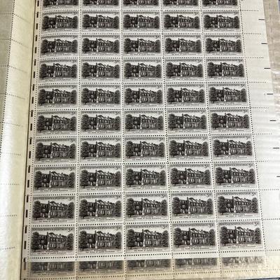 Book of Full Sheets of Stamps Mostly OLDER 3 cent stamps 