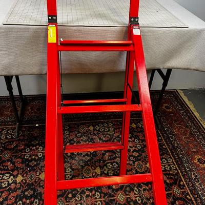 ASCENT Folding RED Ladder 3 Step 